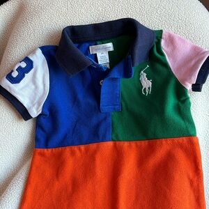 Ralph Lauren Multi-Colored Onesie
